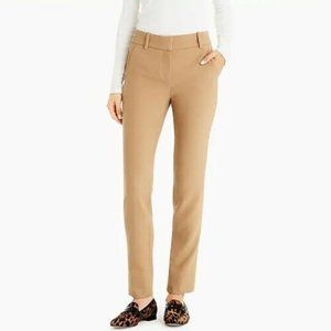 J Crew Cameron Pant Full-length in four-season stretch Heather Saddle PETITE 2P